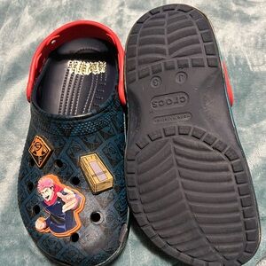 CROCS Kids Black and Red Character Clogs